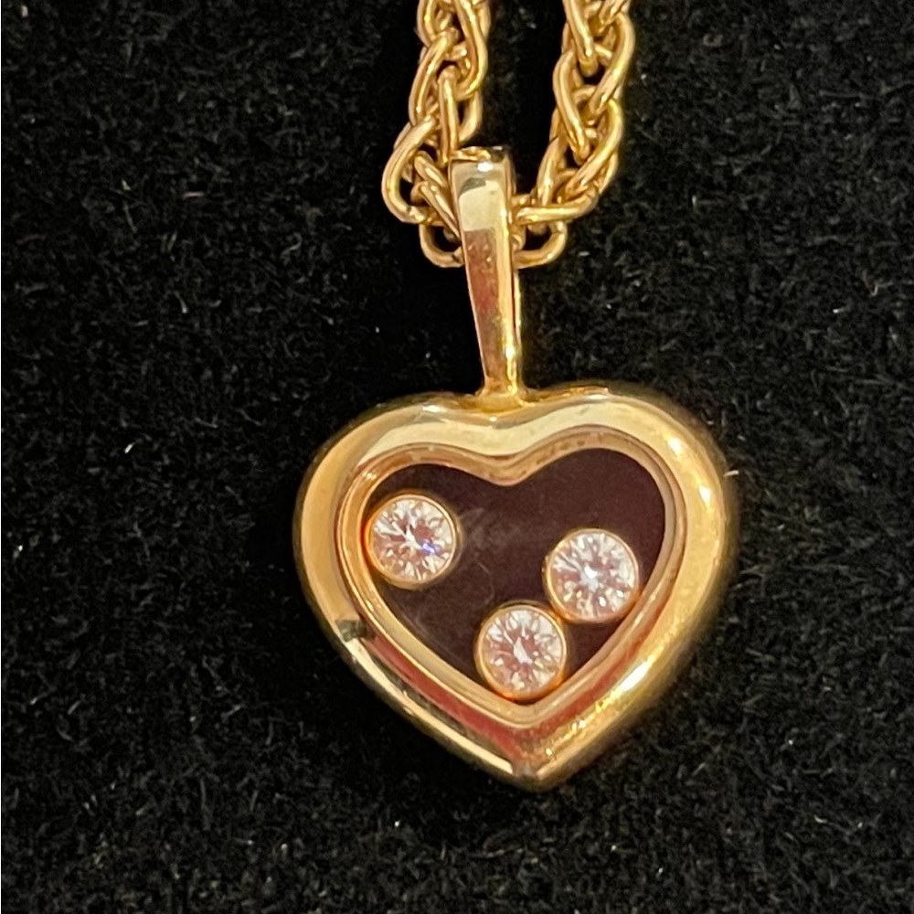 Chopard Happy Diamonds Icons - Yellow Gold- Diamonds- Chopard Gorgeous Necklace! View 4